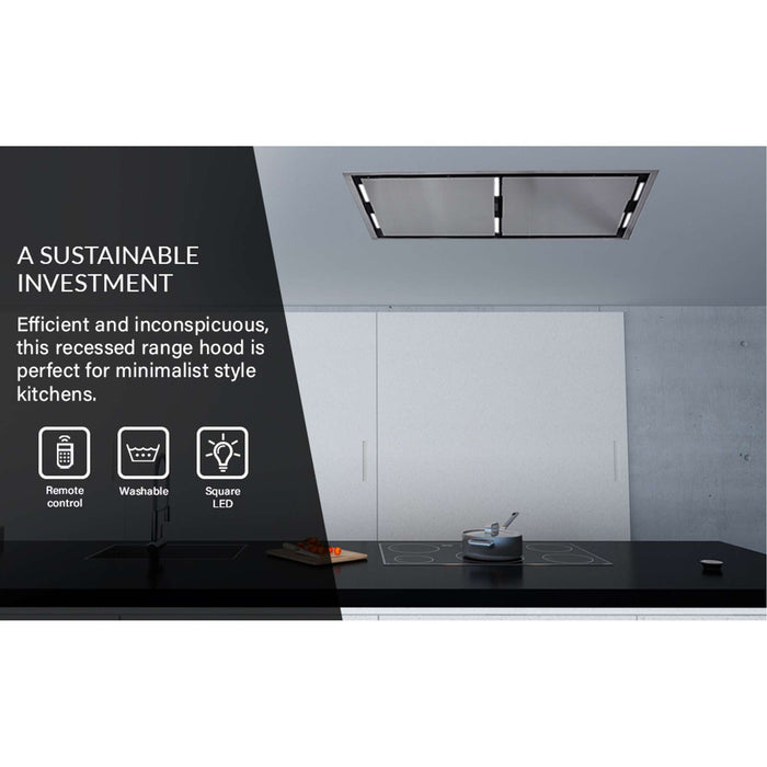 Forno Arezzo 44" Ceiling Range Hood with Heat, Odor, and Steam Capture FORNO