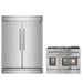 Forno Premium 2-Piece Bundle - Galiano 48" Range, Maderno 28" Decorative Trim FORNO