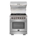Forno Capriasca 30" Freestanding Dual Fuel Range FORNO