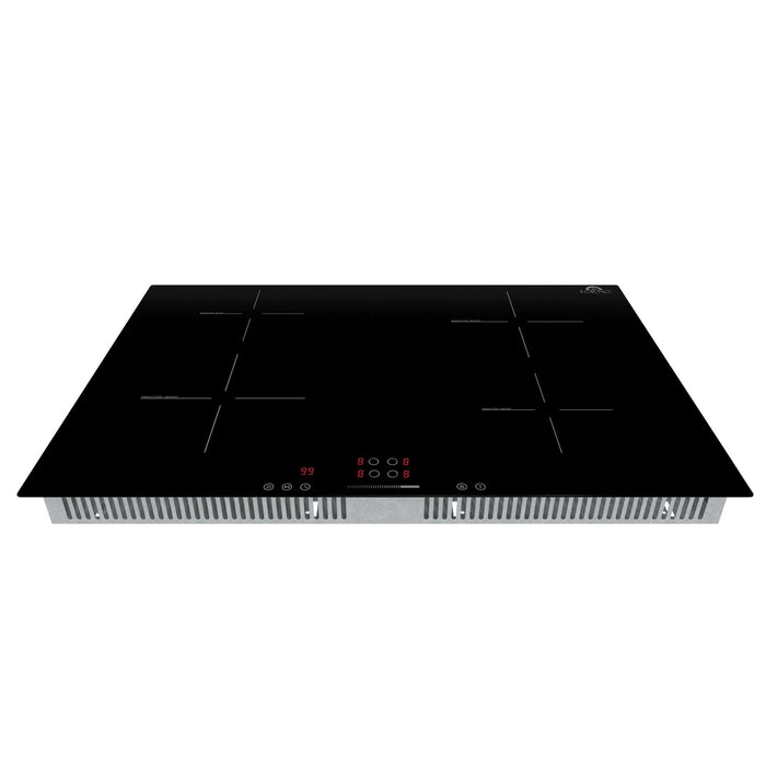 Forno Parco 30-Inch Induction Cooktop, 4 Zones, 7200W, Touch Control, 9 Power Levels & Booster Function FORNO