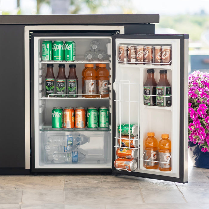 The Outdoor Plus Diamond Grills BBQ 4.5 cu. ft. Compact Refrigerator The Outdoor Plus