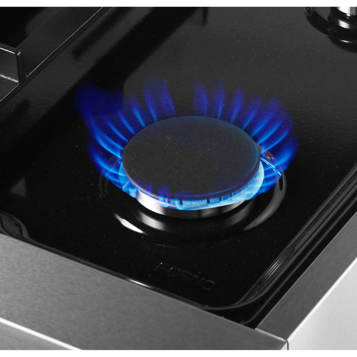 Forno Marco 36-Inch Dual Fuel Range, 6 Sealed Burners - 67,000 BTU, 5.36 cu.ft. True Convection Oven FORNO