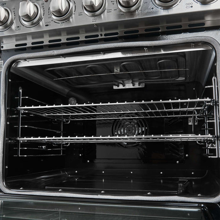 Forno Paolo 30" Freestanding Electric Range in Stainless-Steel, 4.38 cu.ft. True Convection Oven FORNO