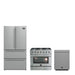 Forno 3-Piece Bundle - Galiano 36" Gas Range, 36" Built-In Refrigerator, 24" Dishwasher FORNO