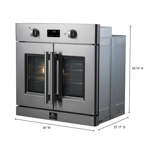Forno Asti 30" Electric French Door Wall Oven FORNO