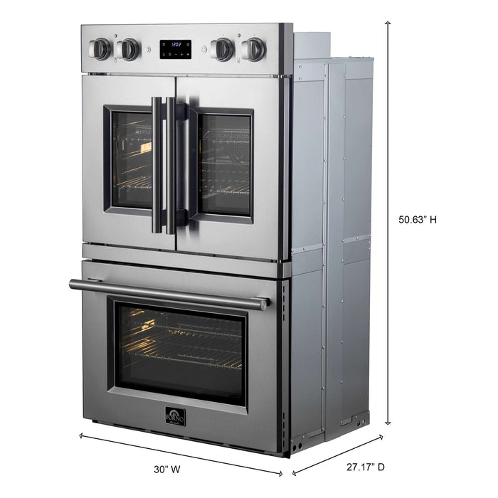 Forno Asti 30" Electric French Door Double Oven FORNO