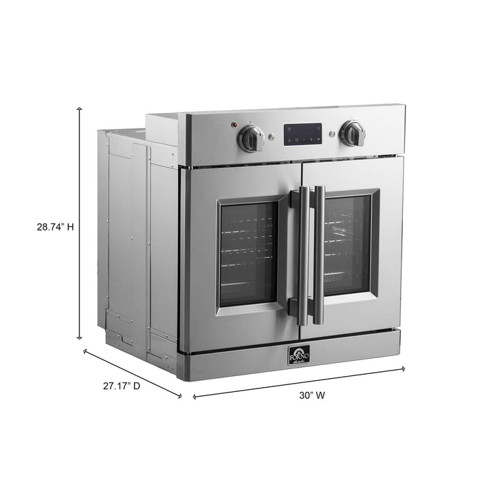 Forno Gallico 30" Electric French Door Wall Oven FORNO