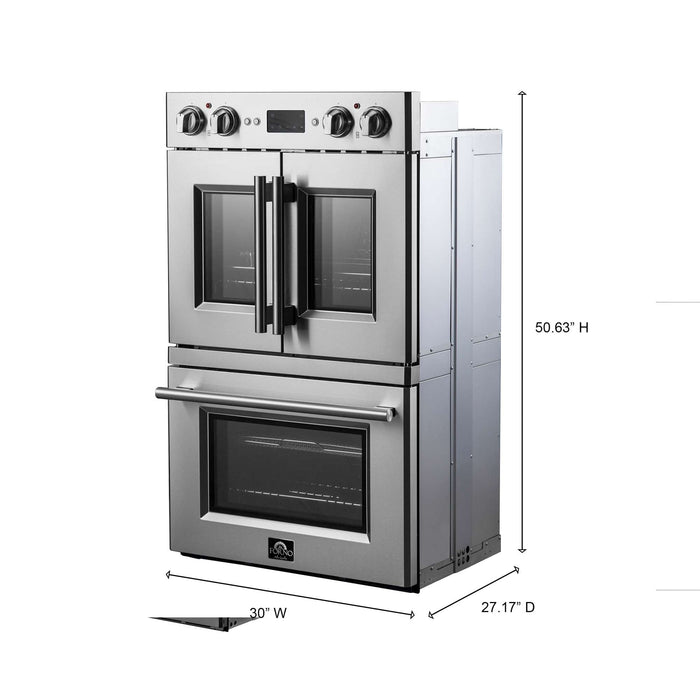 Forno Gallico 30" Electric French Door Double Oven FORNO