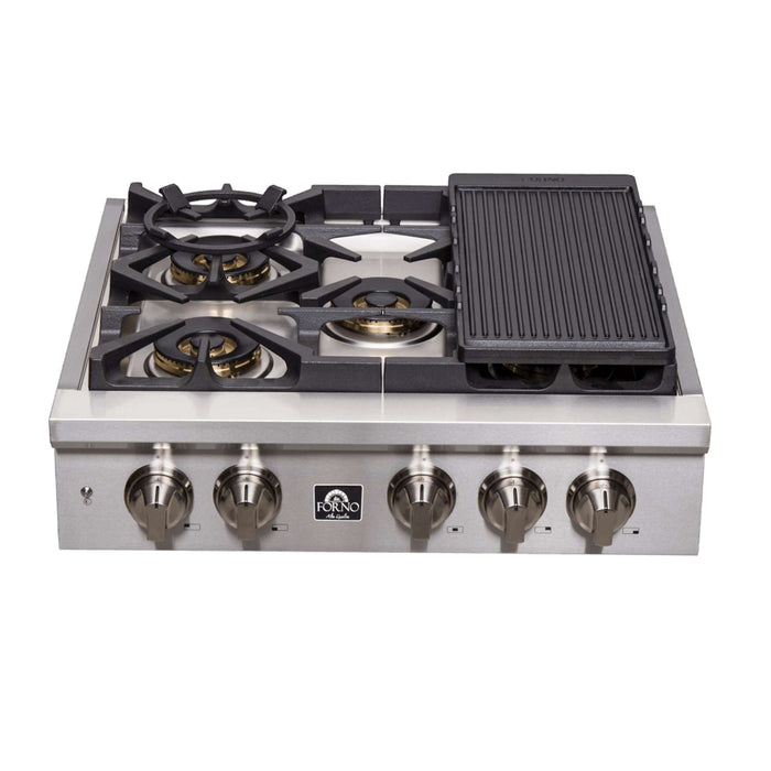 Forno Spezia Alta Qualita 30" Pro-Style Gas Rangetop FORNO
