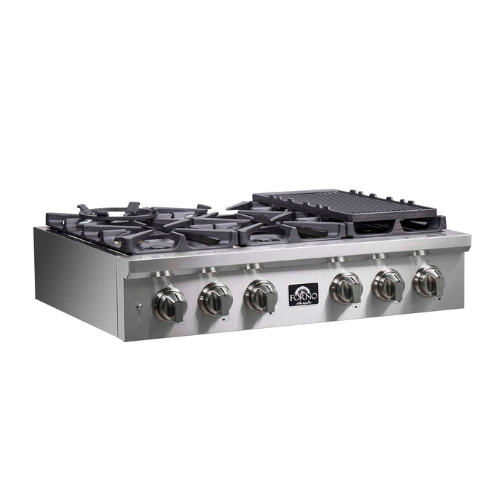 Forno Spezia Alta Qualita 36" Pro-Style Gas Rangetop FORNO
