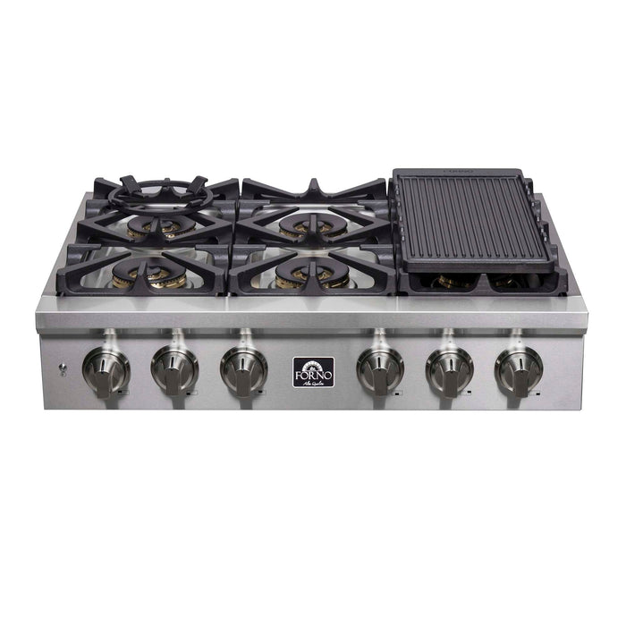 Forno Spezia Alta Qualita 36" Pro-Style Gas Rangetop FORNO