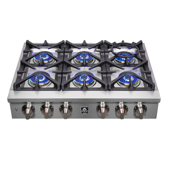 Forno Spezia Alta Qualita 36" Pro-Style Gas Rangetop FORNO