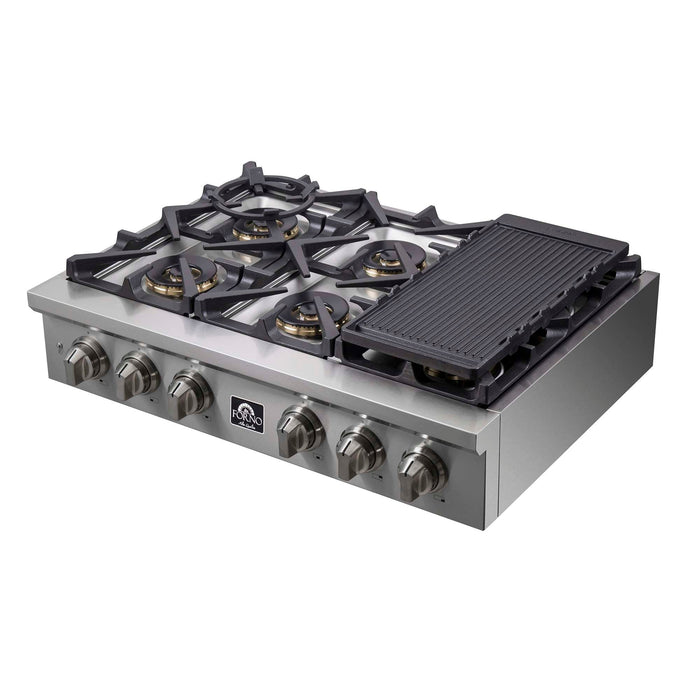 Forno Spezia Alta Qualita 36" Pro-Style Gas Rangetop FORNO