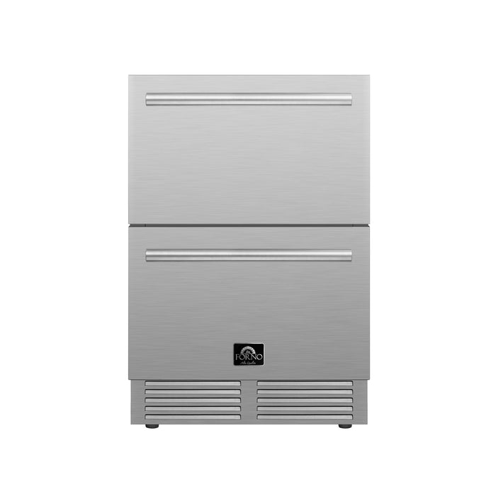 Forno Como 24" Indoor Outdoor Drawer Refrigerator, 4.87 cu.ft. FORNO