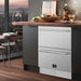 Forno Como 24" Indoor Outdoor Drawer Refrigerator, 4.87 cu.ft. FORNO