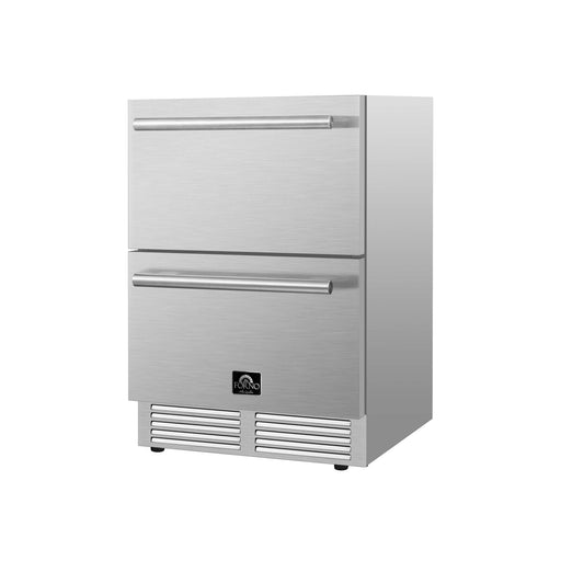 Forno Como 24" Indoor Outdoor Drawer Refrigerator, 4.87 cu.ft. FORNO