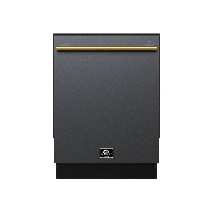 Romano Espresso 24" Built-In Black Dishwasher FORNO