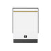 Romano Espresso 24" Built-In White Dishwasher FORNO