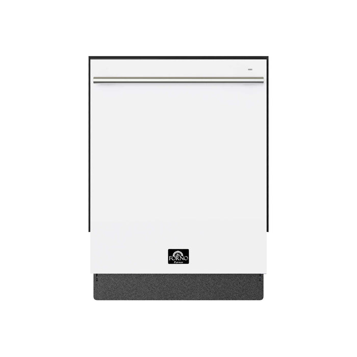 Romano Espresso 24" Built-In White Dishwasher FORNO