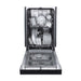 Polo 18" Dishwasher Black FORNO
