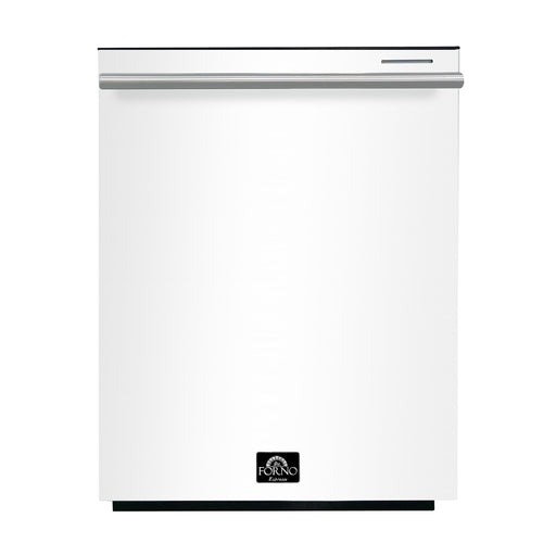 Forno Pozzo 24 " Built-In Tall Tub Top Control White Dishwasher, 49 dBA FORNO
