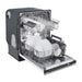 Forno Pozzo 24 " Built-In Tall Tub Top Control White Dishwasher, 49 dBA FORNO