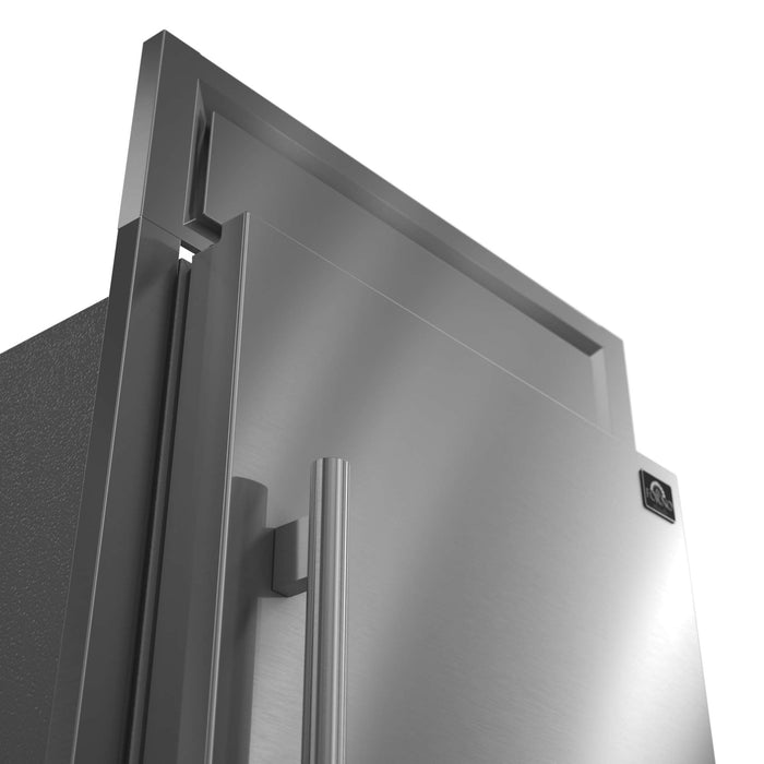 Forno Maderno 28" Built-In Convertible Refrigerator, 13.6 cu.ft. Right Swing with Decorative Grill - 32" Wide FORNO
