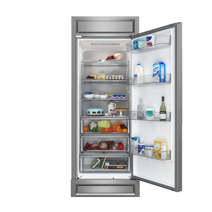 Forno Maderno 28" Built-In Convertible Refrigerator, 13.6 cu.ft. Right Swing with Decorative Grill - 32" Wide FORNO