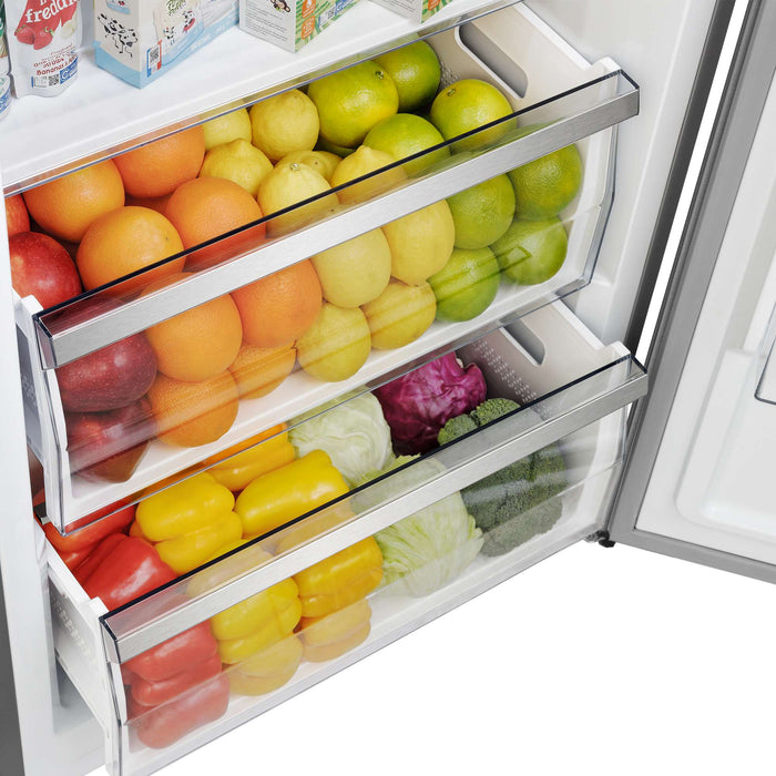 Forno Maderno 2-28 " Wide Units with Decorative Trim - 84" High Convertible Refrigerator/Freezer, 27.2 cu.ft FORNO
