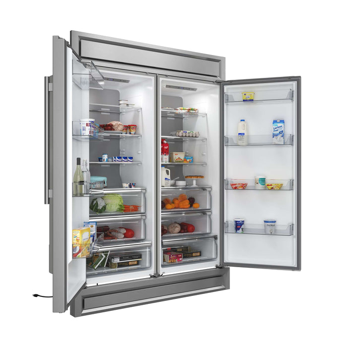 Forno Maderno 2-28 " Wide Units with Decorative Trim - 84" High Convertible Refrigerator/Freezer, 27.2 cu.ft FORNO