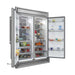 Forno Maderno 2-28 " Wide Units with Decorative Trim - 84" High Convertible Refrigerator/Freezer, 27.2 cu.ft FORNO