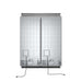 Forno Maderno 2-28 " Wide Units with Decorative Trim - 84" High Convertible Refrigerator/Freezer, 27.2 cu.ft FORNO
