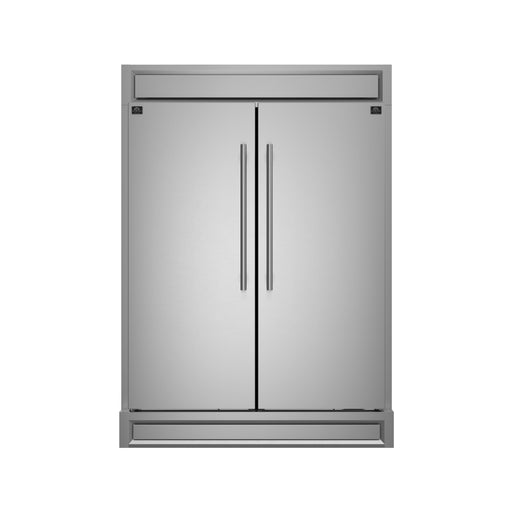 Forno Maderno 2-28 " Wide Units with Decorative Trim - 84" High Convertible Refrigerator/Freezer, 27.2 cu.ft FORNO