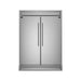 Forno Maderno 2-28 " Wide Units with Decorative Trim - 84" High Convertible Refrigerator/Freezer, 27.2 cu.ft FORNO