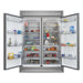 Forno Maderno 2-28 " Wide Units with Decorative Trim - 84" High Convertible Refrigerator/Freezer, 27.2 cu.ft FORNO