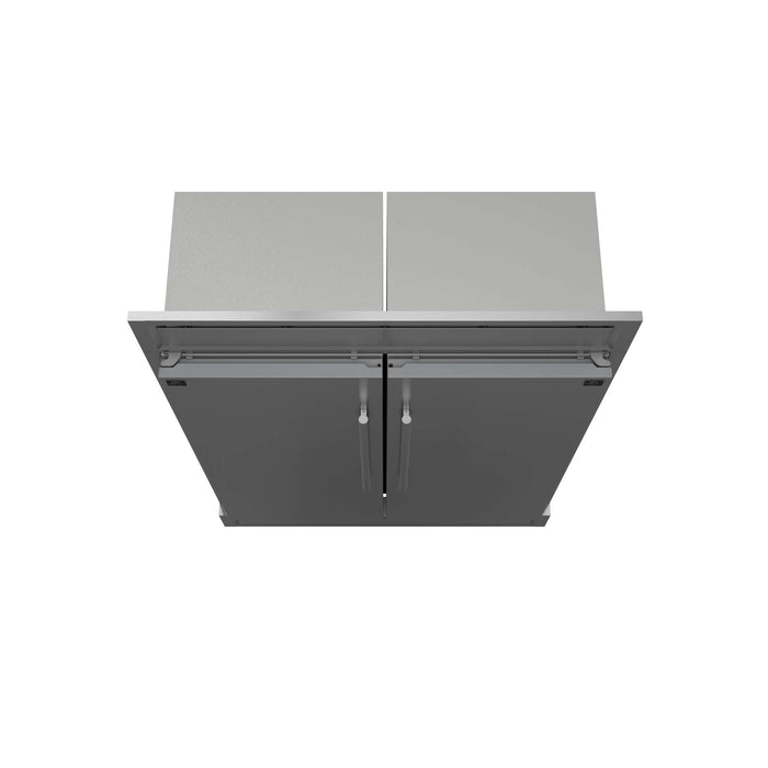 Forno Maderno 2-28 " Wide Units with Decorative Trim - 84" High Convertible Refrigerator/Freezer, 27.2 cu.ft FORNO