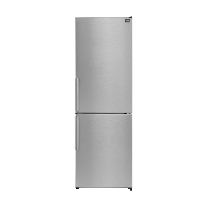 Forno Guardia 23.4" Bottom Freezer Refrigerator Right Swing, 10.8 cu.ft FORNO