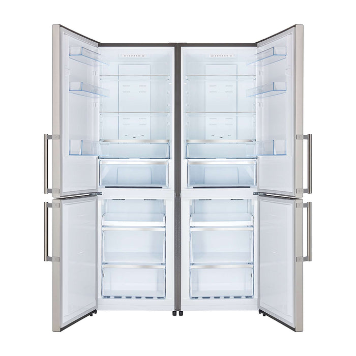 Forno Guardia 46.8" - Two 23.6" Bottom Freezer Refrigerators, Total of 21.6 cu.ft FORNO