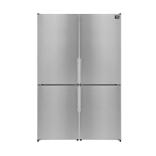 Forno Guardia 46.8" - Two 23.6" Bottom Freezer Refrigerators, Total of 21.6 cu.ft FORNO