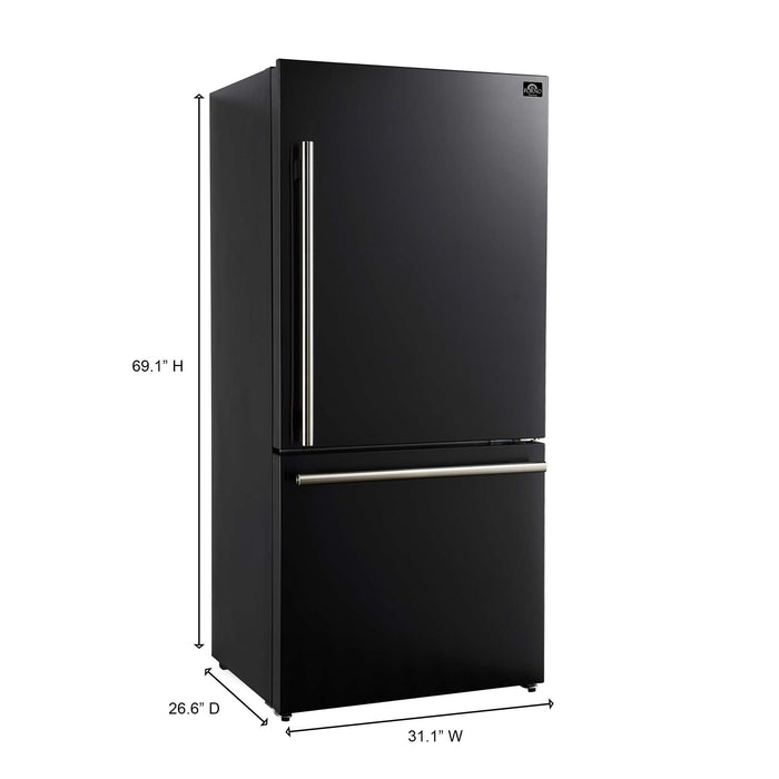 Forno Milano Espresso 31" Black 17.2 cu. ft FORNO