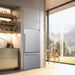 Forno Milano Espresso 31" Stainless 17.2 cu. ft. Right Swing Bottom Freezer Refrigerator FORNO