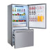 Forno Milano Espresso 31" Stainless 17.2 cu. ft. Right Swing Bottom Freezer Refrigerator FORNO