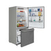 Forno Milano Espresso 31" Stainless 17.2 cu. ft. Right Swing Bottom Freezer Refrigerator FORNO