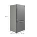 Forno Milano Espresso 31" Stainless 17.2 cu. ft. Right Swing Bottom Freezer Refrigerator FORNO