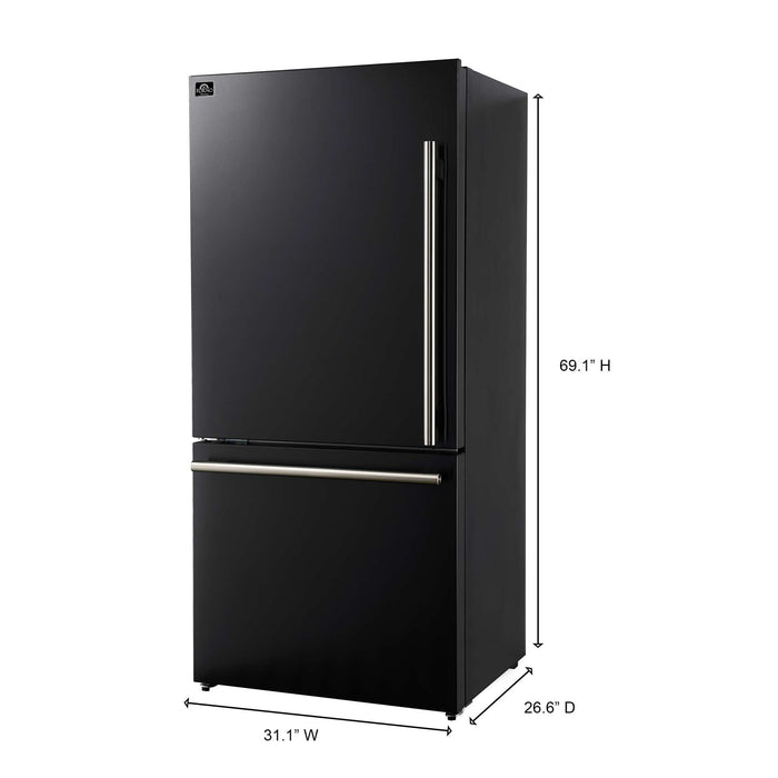 Forno Milano Espresso 31" Black with Ice Maker FORNO