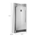 Forno Rizzuto 28" Upright Convertible Freezer Left Swing with Decorative Grill - 32" Wide FORNO