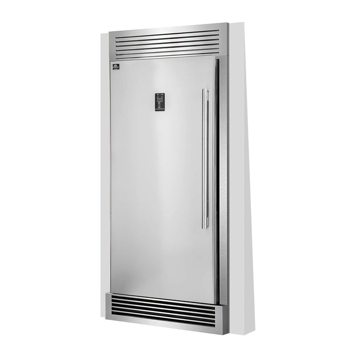 Forno Rizzuto 28" Upright Convertible Freezer Left Swing with Decorative Grill - 32" Wide FORNO