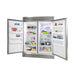 Forno Rizzuto 2-Piece 56-Inch Convertible Refrigerator/Freezer Set, 27.6 cu.ft. with Decorative Grill - 60-Inch Wide FORNO