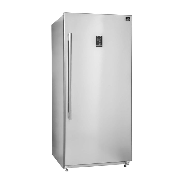 Forno Rizzuto 2-Piece 56-Inch Convertible Refrigerator/Freezer Set, 27.6 cu.ft. with Decorative Grill - 60-Inch Wide FORNO