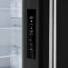 Forno Gallipoli Espresso 30" Black French Door Refrigerator, 17.5 Cu.Ft., Bottom Freezer, Ice Maker FORNO